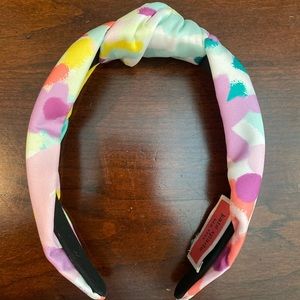 Kate Spade Painted Petals Silk Headband